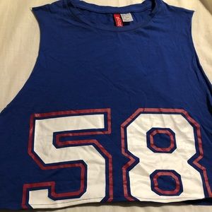 H&M cut out crop tank